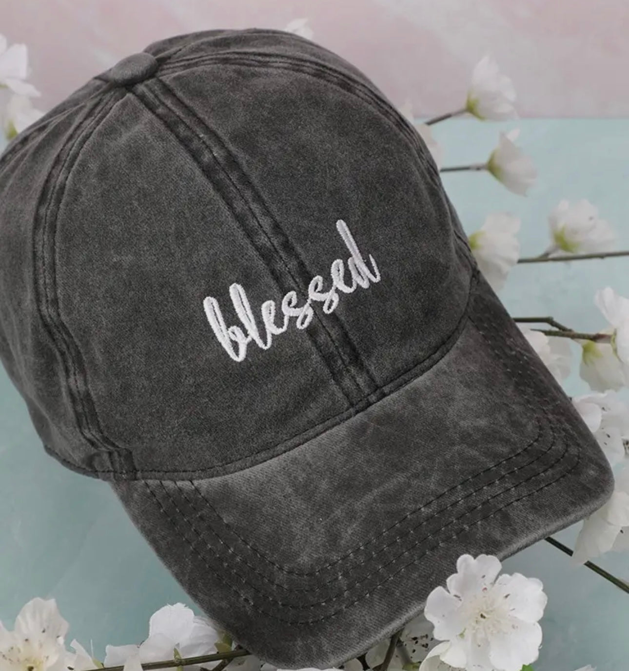 Blessed baseball cap - black