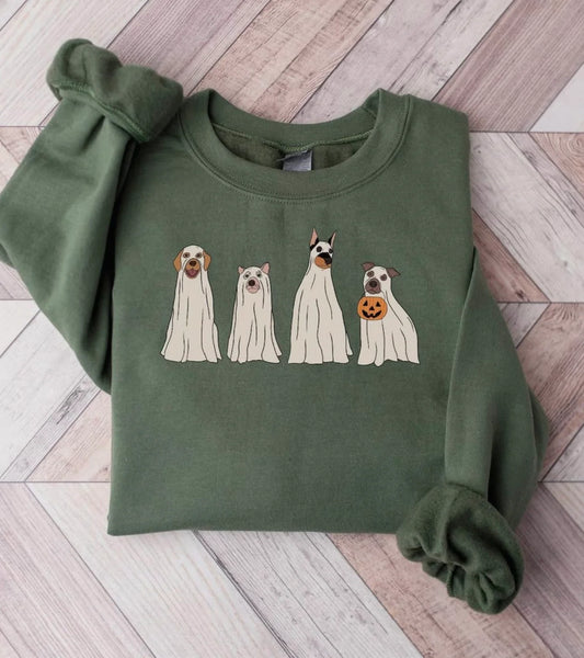 Ghost dog sweater